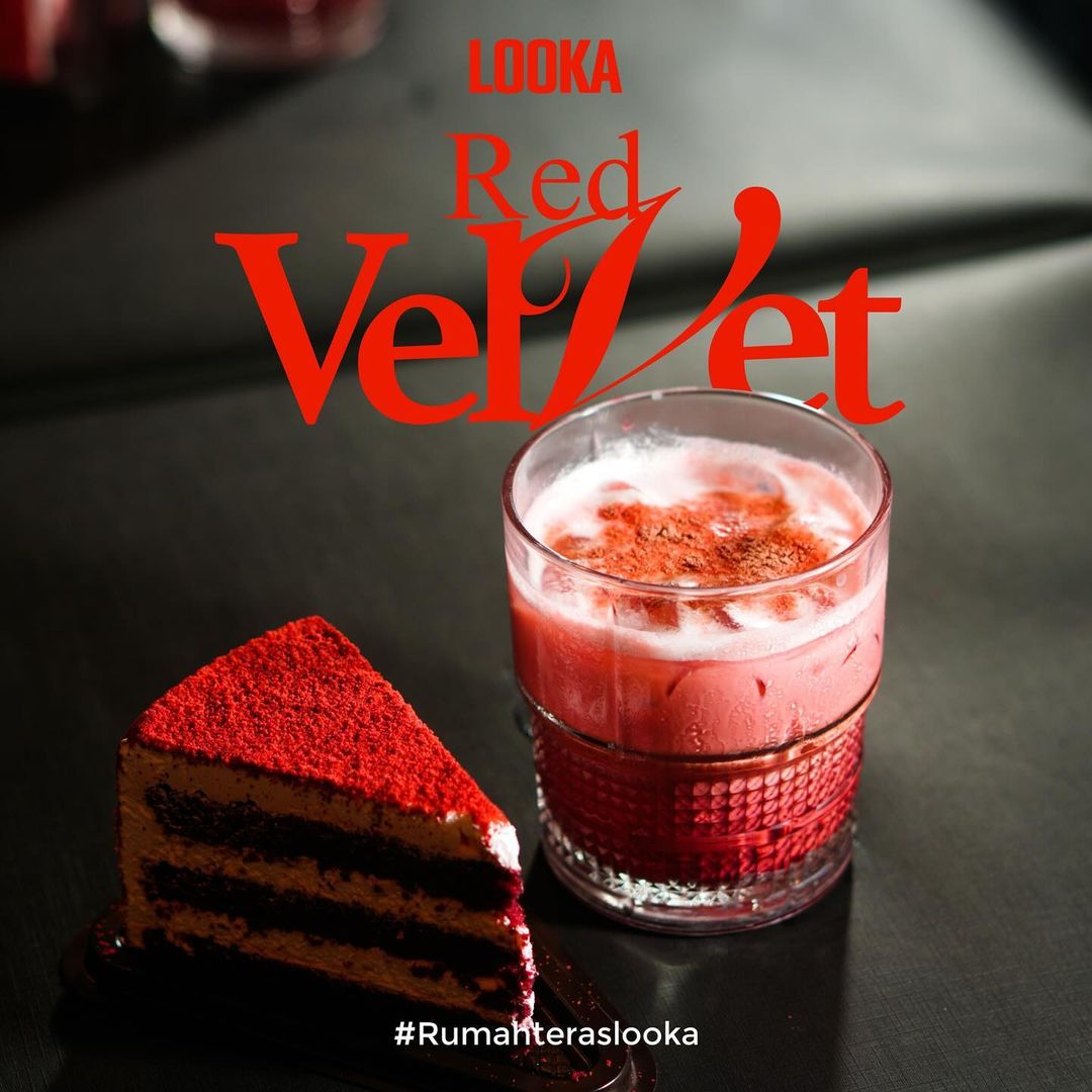 minuman red velvet smoothie looka kendari